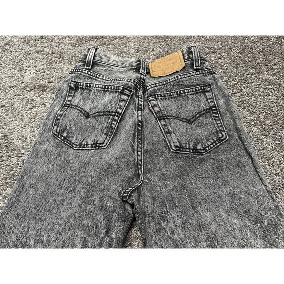 Vintage Levi's Jeans Women 7 (FITS 25x30) Denim 17501 Button Fly 501 High Rise - Picture 10 of 16